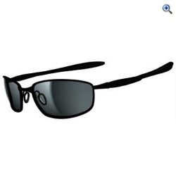 Oakley Polarised Blender Sunglasses (Polished Black/Grey) - Colour: Black